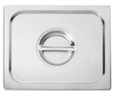 Lid GN 1/1 Plain w/handle S/S - Case per 6 each
