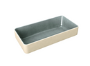 Rectangular Dep Grey Bowl - Sold per Each