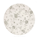 Profile Plate Gray Rose Chintz (12") - Sold per Each