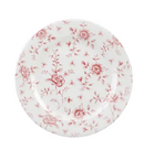 Profile Plate Cranberry Rose Chintz (12") - Sold per Each