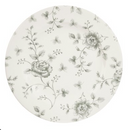 Profile Plate Gray Rose Chintz (8-1/4") - Sold per Each