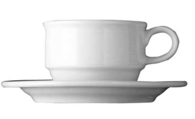 Saucer, China Espresso, ea - (Mínimum 6 each)