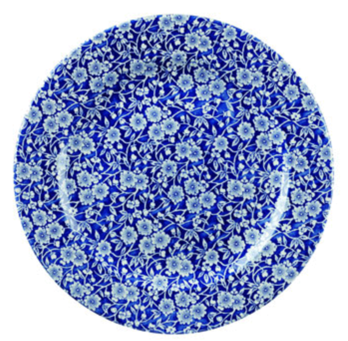 Profile Plate Prage Victorian Calico Blue (81/4") - Sold per Each