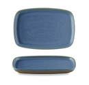 Rectangular Plate Oslo Blue - Sold per Each