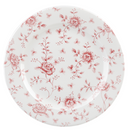 Profile Plate Cranberry Rose Chintz (12") - Sold per Each