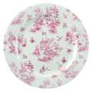 Profile Plate Toile Cranberry (8-1/4") - Sold per Each