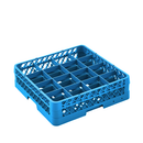 Glass Rack, 16 Compartments Blue - Case per 3 each