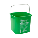 Cleaning Bucket, 3 qt Green  - Case per 4 each
