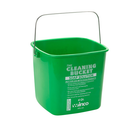 Cleaning Bucket, 6 qt Green  - Case per 4 each