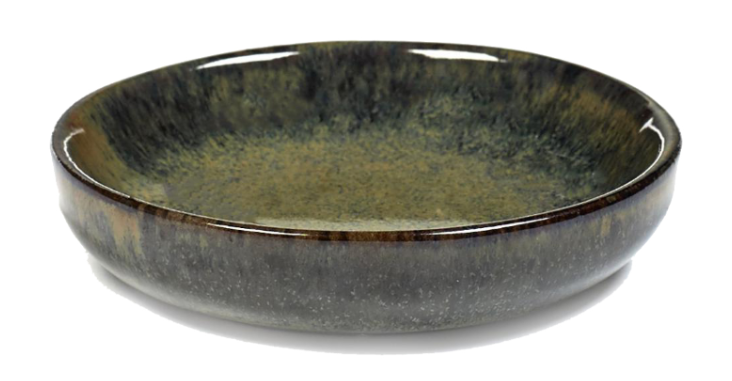 Serax Indi Grey/Olive Plate - Sold by each