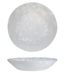 Glass Bowl Powder White - Sold per Case (6 ea/cs)