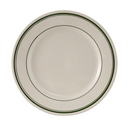 Plate Green Band - Sold per Dozen