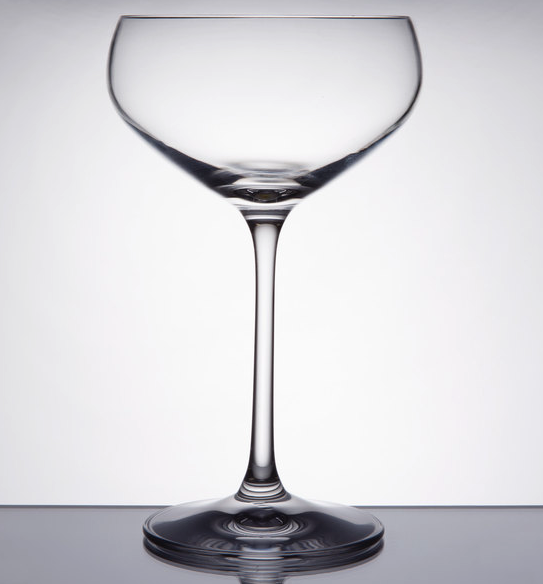 Champagne Saucer Glass, 9-3/4 oz (case)