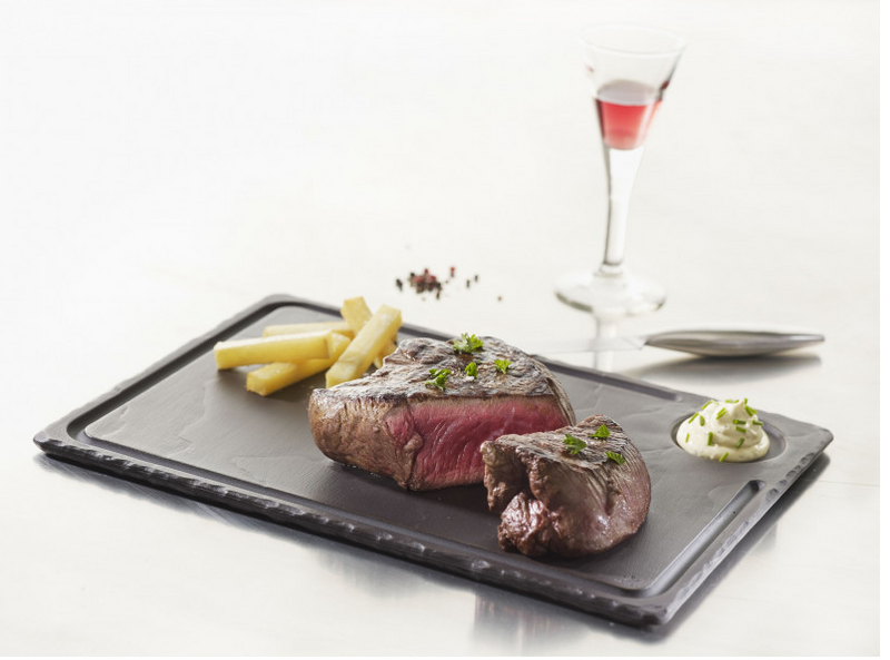 Steak Plate, 13" x 9-1/2" x 1/2"H, rectangular, (each)
